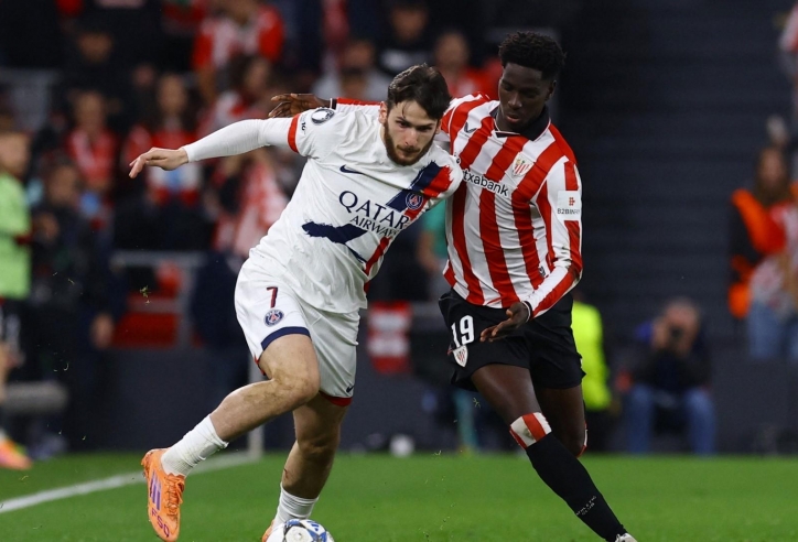 PSG tiến gần vé knock-out Champions League dù mất điểm trước Athletic