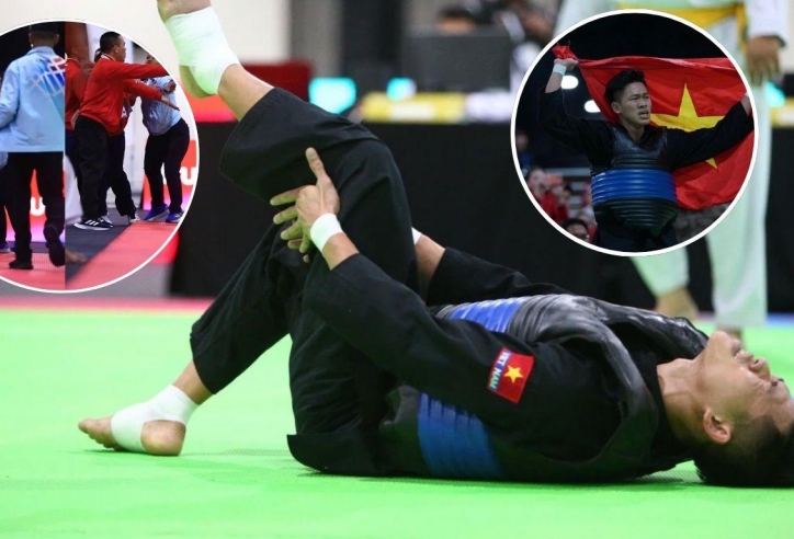 Ban huấn luyện vượt rào lao vào sân, bức xúc khi VĐV Việt Nam bị xử ép