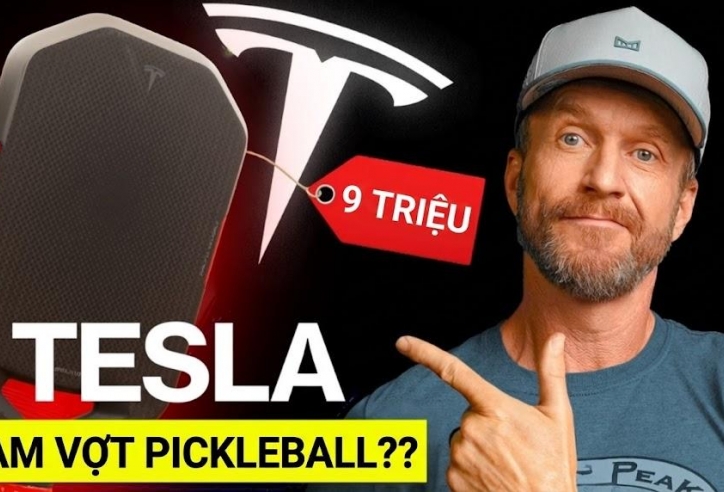 Review vợt pickleball của Tesla: Cây vợt hot nhất MXH hiện nay