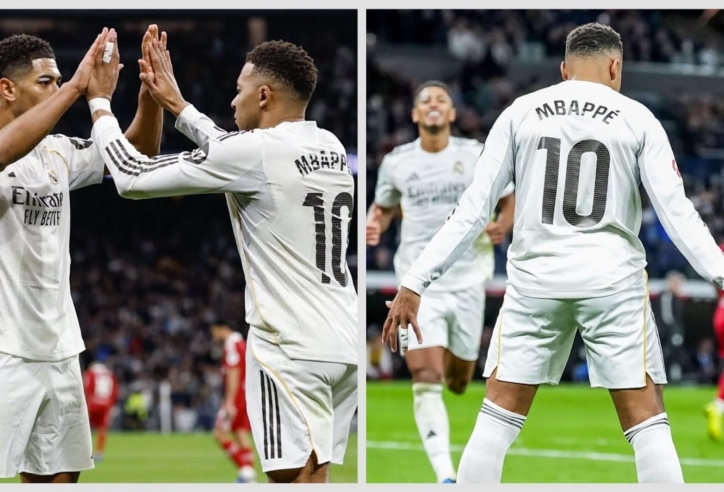 Mbappe san bằng kỷ lục của Ronaldo, Real Madrid áp sát Barca tại La Liga