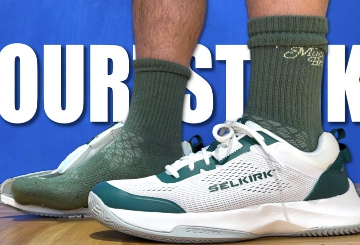 Review giày pickleball Selkirk CourtStrike: Bám sân chắc, hết nỗi lo lật cổ chân