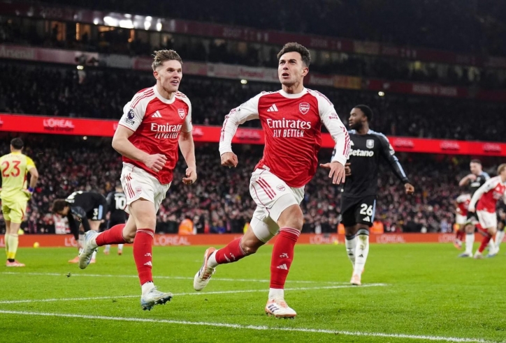 Hàng công thăng hoa, Arsenal huỷ diệt Aston Villa trong trận cầu 5 sao