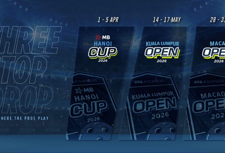 CHÍNH THỨC: Hà Nội được chọn là điểm mở màn PPA Tour Asia 2026