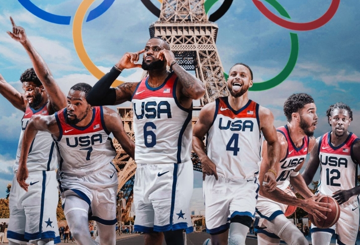 Đội tuyển bóng rổ Mỹ trình làng 'Dream Team' tại Olympic Paris 2024