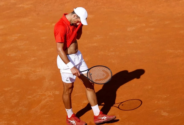 Kết quả tennis 12/5: Djokovic thua sốc trước tay vợt ít tên tuổi tại Rome