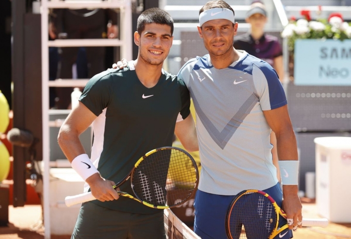 Nadal kết hợp với Alcaraz, tập rượt cho Olympic Paris 2024?