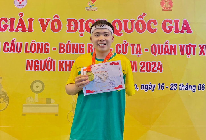 'Dương Quá' của cầu lông Việt Nam: Hai lần vô địch Quốc Gia, tài năng chiến thắng hoàn cảnh