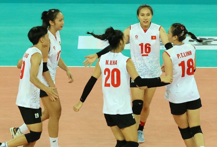 Áp đảo Iran, bóng chuyền nữ Việt Nam chắc suất đi tiếp tại giải U20 Châu Á