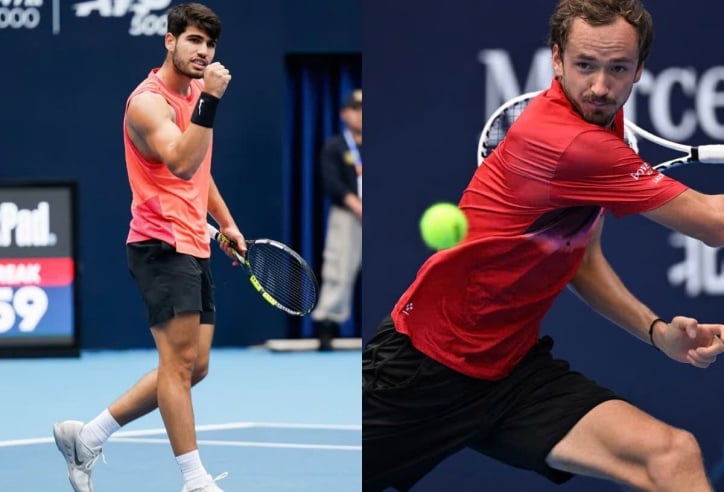 Lịch thi đấu tennis 30/9: Alcaraz, Sinner và Medvedev tranh vé bán kết China Open 2024