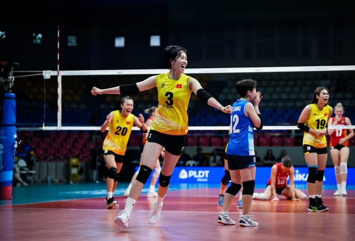 Bóng chuyền nữ Việt Nam rộng cửa vô địch AVC Nations Cup 2025
