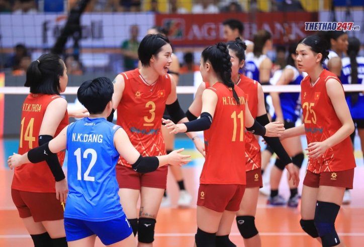 Trực tiếp bóng chuyền nữ Việt Nam 1-0 Philippines: Đôi công hấp dẫn