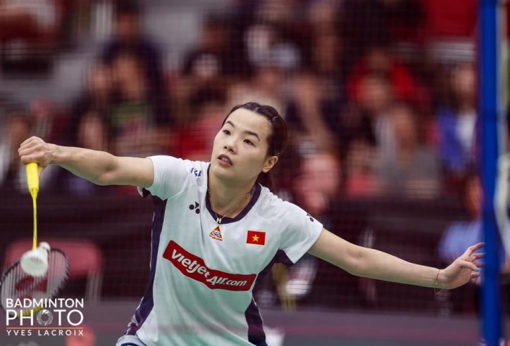 Nguyễn Thùy Linh rơi khỏi top 20 cầu lông thế giới