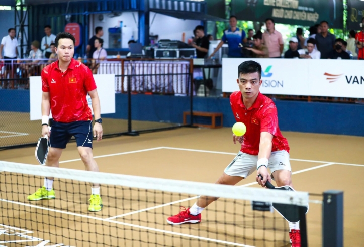 Kịch tính loạt trận chung kết giải Pickleball Công an nhân dân 2025