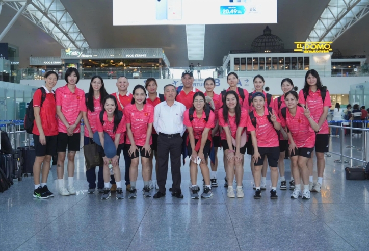 Tuyển bóng chuyền nữ Việt Nam lên đường dự giải vô địch thế giới