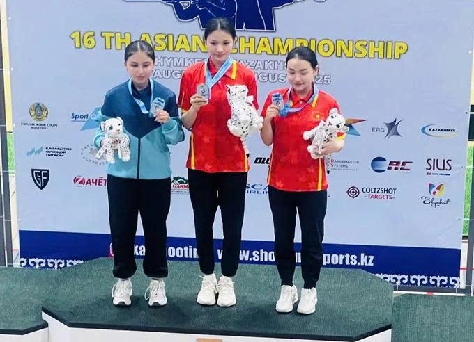 Xạ thủ Việt Nam giành HCV đầu tiên tại giải Châu Á