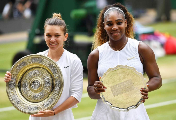 Serena Williams có hành động gây sốc trước thông tin Halep bị cấm thi đấu