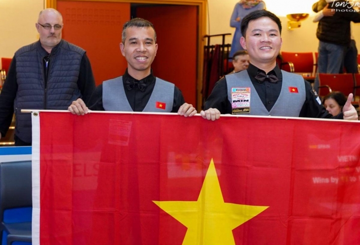 Đội tuyển Việt Nam xếp hạng 3 thế giới carom 3 băng