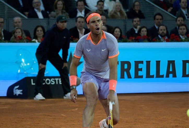 Rafael Nadal thắng nhọc 'Zidane' trận mở màn Rome Masters 2024