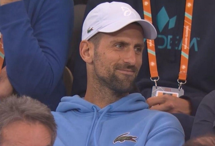 Novak Djokovic cùng hàng loạt sao số dõi theo Rafael Nadal ở Roland Garros 2024