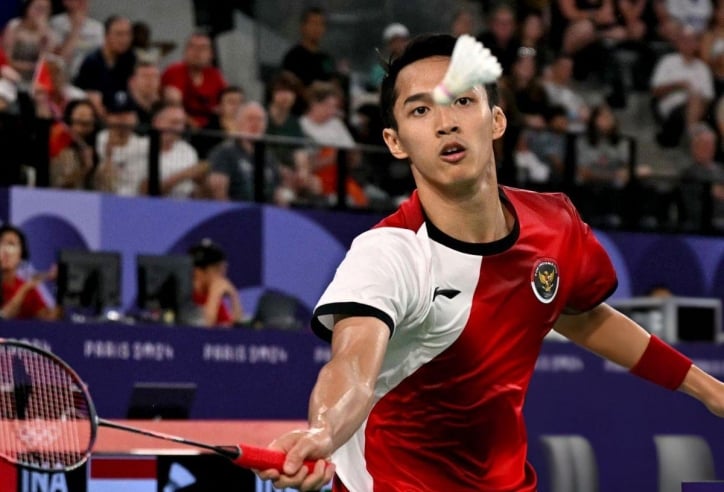 Tay vợt số 1 cầu lông Indonesia dừng bước ở vòng bảng Olympic 2024