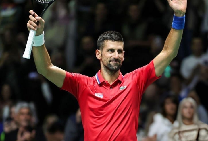 Novak Djokovic suýt thắng 6-0; 6-0 ở Davis Cup 2024