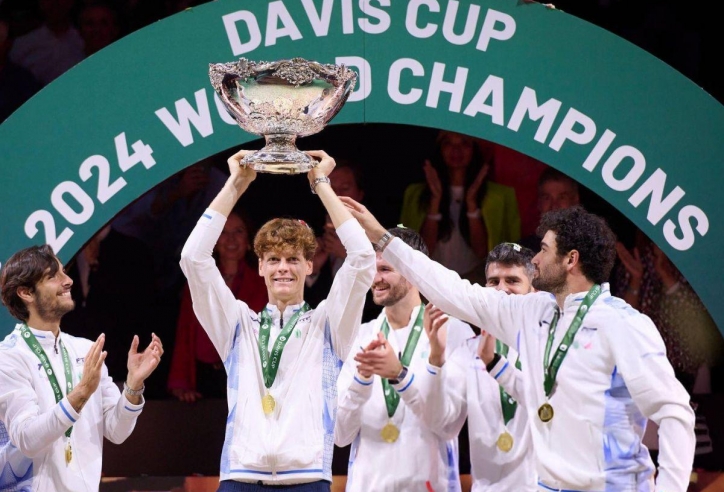 Sinner tỏa sáng, Ý bảo vệ thành công chức vô địch Davis Cup