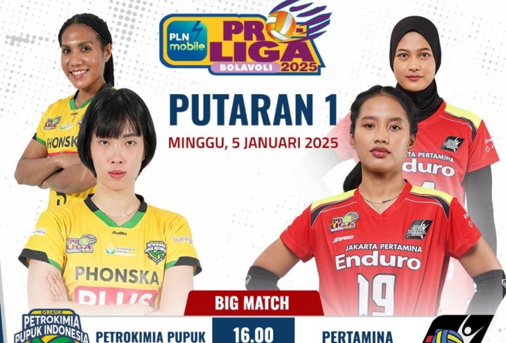 Trực tiếp bóng chuyền nữ Gresik Petrokimia vs Jakarta Pertamina, 16h00 hôm nay 5/1