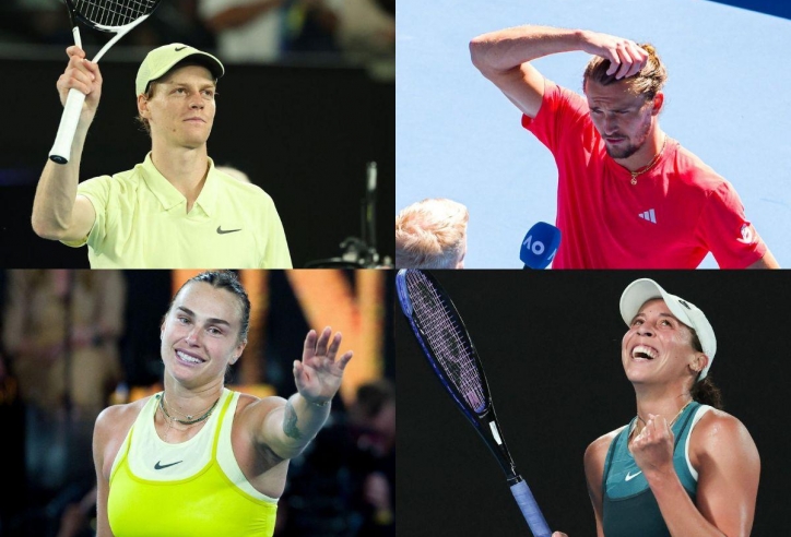 Xác định các tay vợt lọt chung kết Australian Open 2025