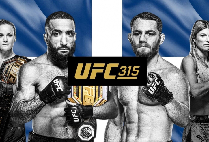 Lịch thi đấu UFC 315: Muhammad vs Della Maddalena mới nhất