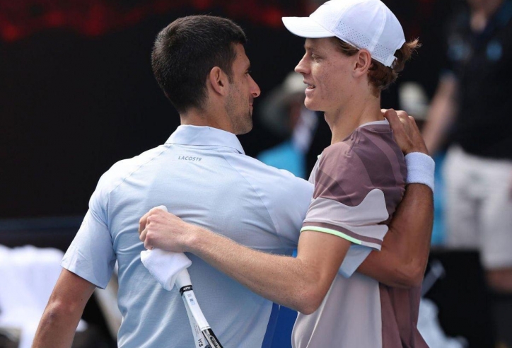 Djokovic: 'Sinner là tay vợt hay nhất thế giới 2 năm trở lại đây'