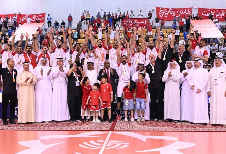 Bóng chuyền nam Bahrain lần đầu đăng quang AVC Nations Cup
