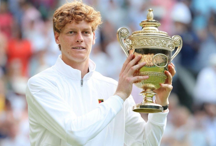 Vô địch Wimbledon, Sinner vượt mặt Djokovic và Federer