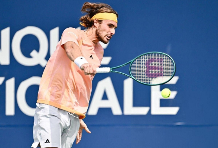Phong độ chạm đáy, Tsitsipas bị loại ngay trận ra quân Rogers Cup 2025
