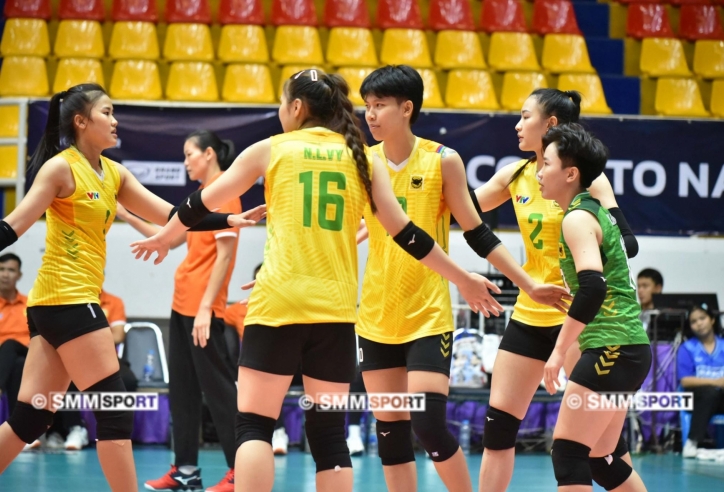 VTV Bình Điền Long An thua đậm 'ĐTQG Thái Lan' ở SEALECT Volleyball Cup 2025