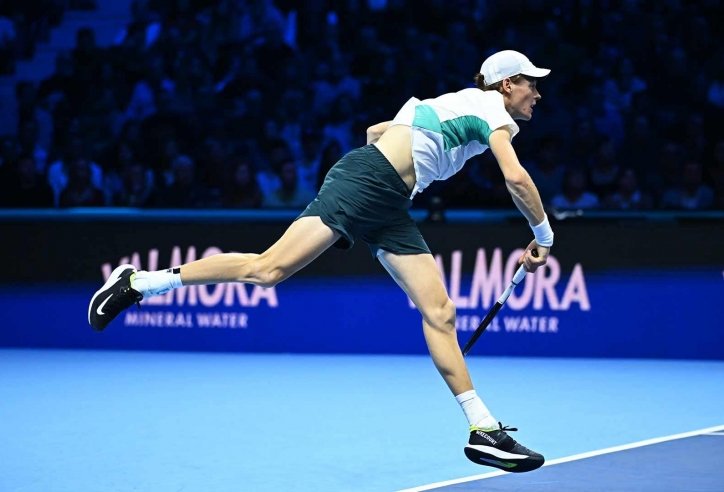 Sinner nằm ngoài top 50 thế giới ở một thông số quan trọng