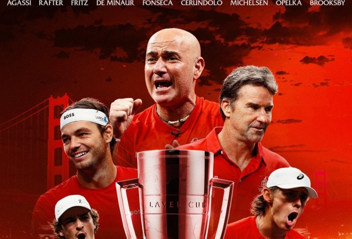 Kết quả tennis 22/9: Tuyển Thế giới đăng quang Laver Cup 2025