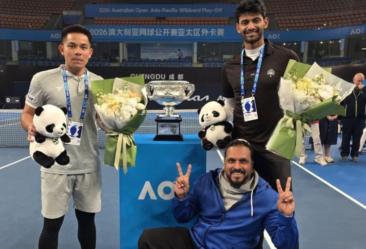 Tennis Thái Lan năm thứ 2 liên tiếp có tay vợt dự Grand Slam