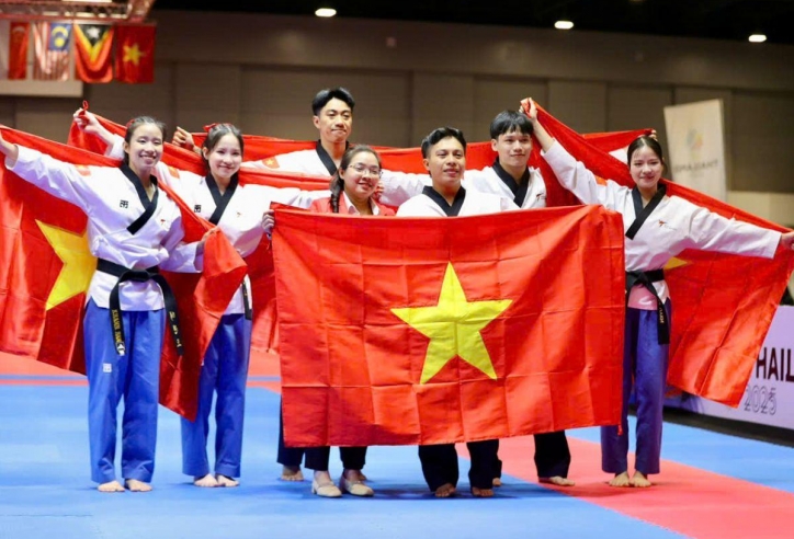 Taekwondo Việt Nam xếp thứ 2 toàn đoàn, hoàn thành chỉ tiêu ở SEA Games 33