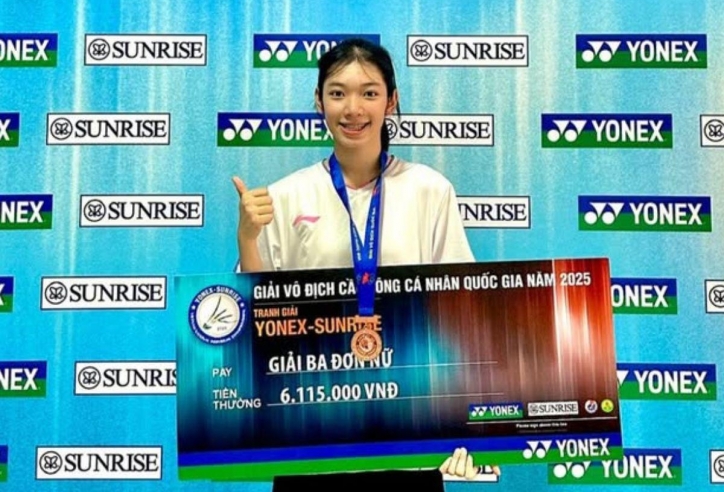 Sao mai 14 tuổi cầu lông Việt Nam tăng 650 bậc trên BXH thế giới