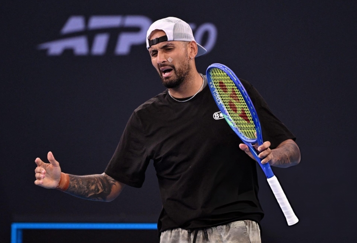 Nick Kyrgios gây thất vọng trận mở màn mùa giải 2026