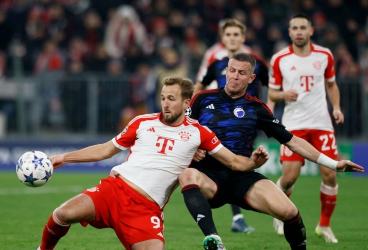 Harry Kane im tiếng, Bayern Munich gây thất vọng trước Copenhagen tại Cúp C1