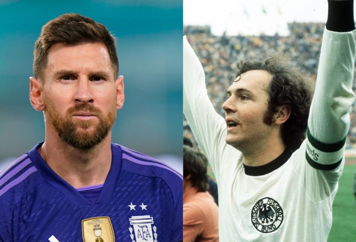 Lionel Messi tưởng nhớ 'hoàng đế' bóng đá Franz Beckenbauer qua đời