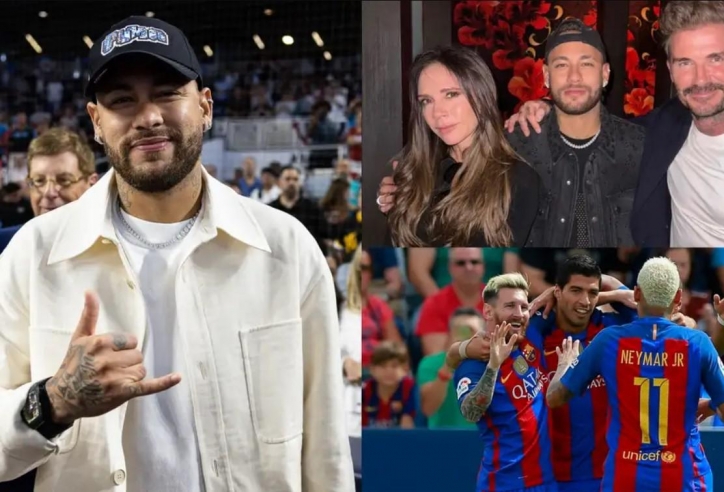 Neymar gặp gỡ Beckham, bộ ba MSN sắp tái hợp tại Inter Miami?
