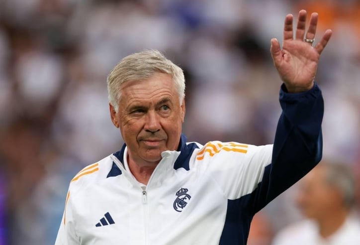 Carlo Ancelotti là HLV giành nhiều cúp nhất lịch sử Real Madrid