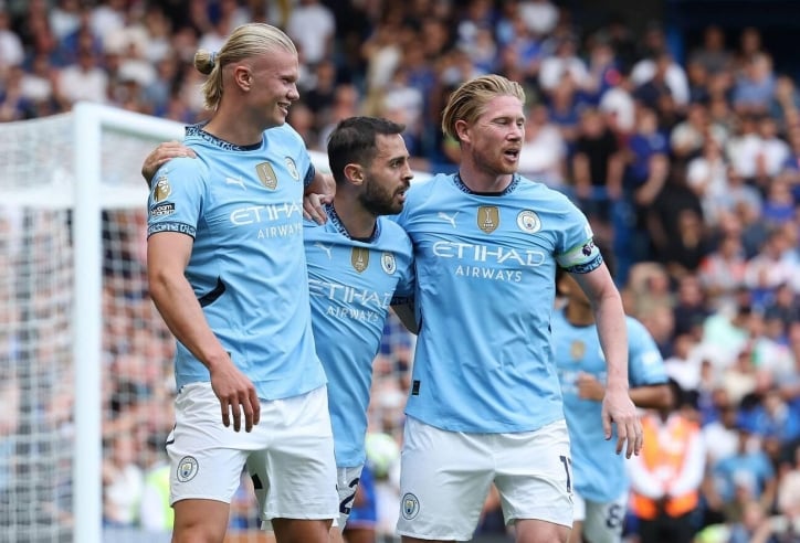 Haaland lập hat-trick, Man City thắng tưng bừng Ipswich Town