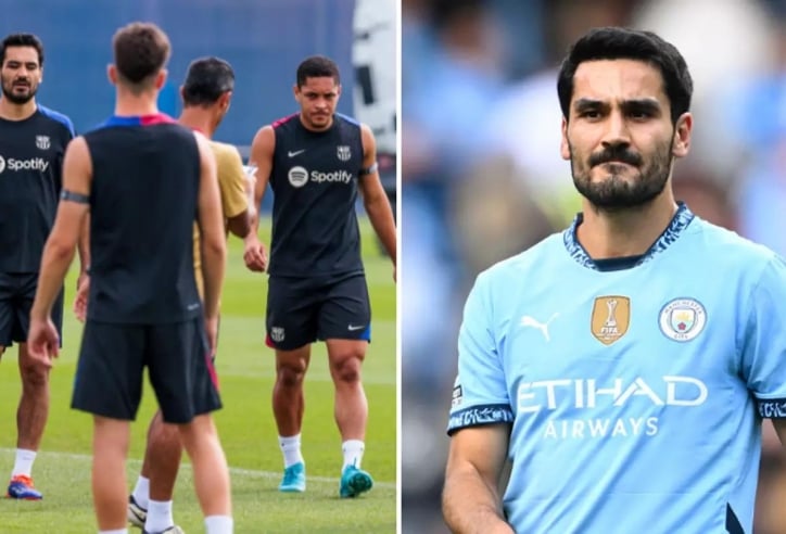 Gundogan 'chán ngấy' hai đồng đội ở Barca trước khi quay lại Man City