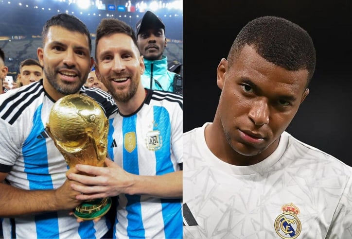 Sergio Aguero thẳng thắn hạ thấp Mbappe