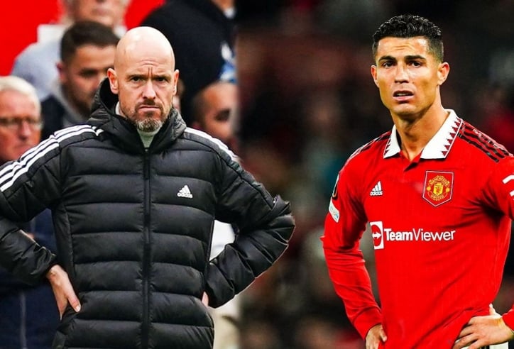 Ten Hag bị tố chèn ép Ronaldo, thiếu nhiệt huyết khi dẫn dắt MU