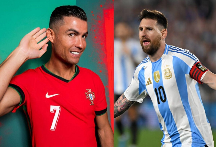 Messi tiếp tục bám đuổi Ronaldo