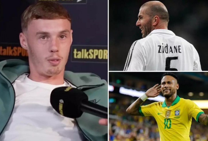 Cole Palmer đưa ra lựa chọn giữa Zidane và Neymar